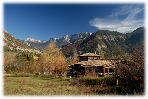 châlet en automne